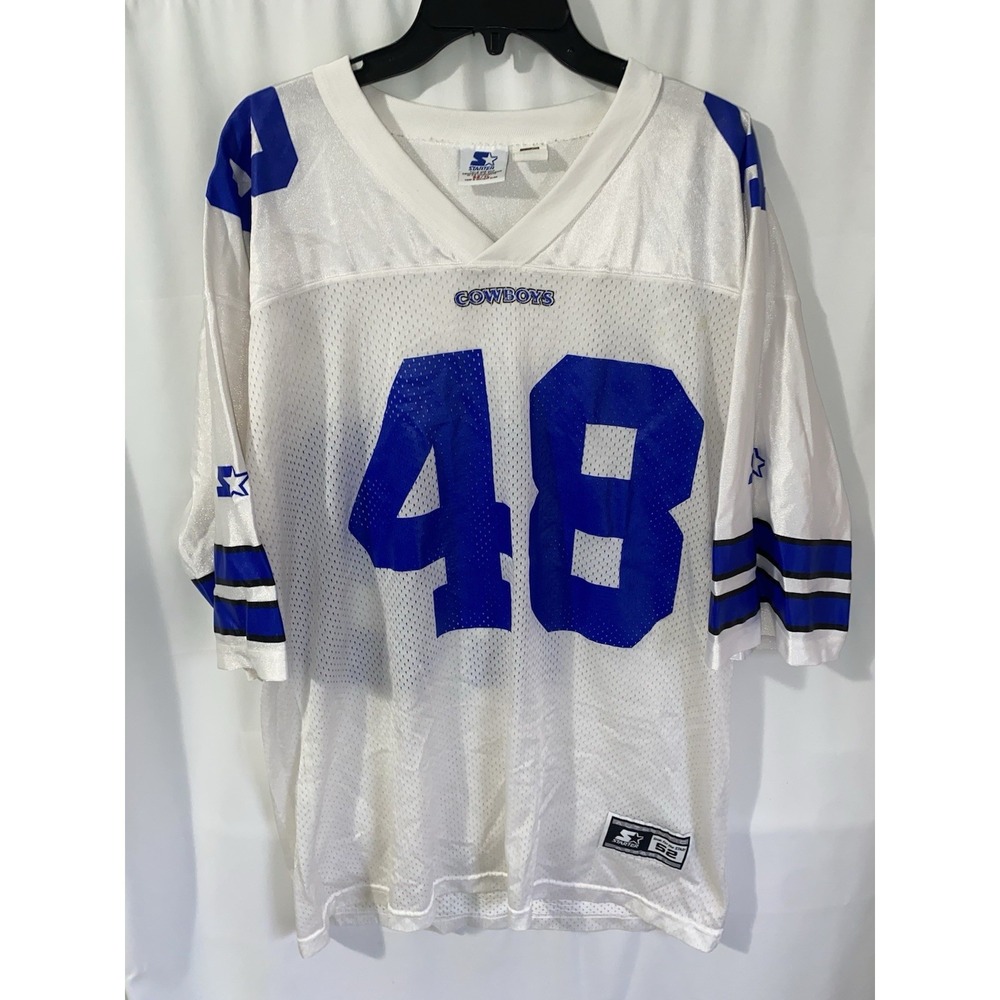 Vintage‎ Starter NFL Dallas Cowboys Daryl Moose Johnston #48 Jersey 52 XL